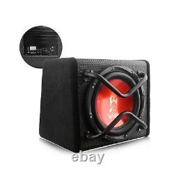 10 1000W Smart Powered Car Subwoofer, Includes Loaded Enclosure with Amplifi