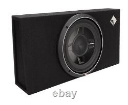 2 Rockford Fosgate P3S-1X12 12 1600W Shallow Loaded Subwoofers Sub Enclosures
