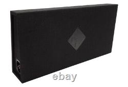 2 Rockford Fosgate P3S-1X12 12 1600W Shallow Loaded Subwoofers Sub Enclosures