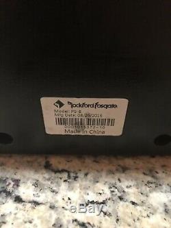 2 Rockford Fosgate PS-8 Punch Single 8 Amplified Loaded Enclosure Subwoofer