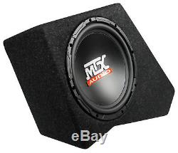 2007-2016 JEEP WRANGLER JK 4-DOOR Loaded 10 MTX Subwoofer In Sub Box+Amplifier