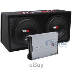 3000W Cerwin Vega Amplified XED Dual 12 Loaded Subwoofer Bass Box Package