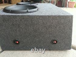 4 12 Subwoofer Box Sealed Planet Audio Speaker Enclosure Loaded Front & Top Fire