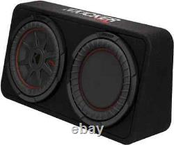 48TCWRT102 KICKER 10 CompRT Subwoofer Single Loaded Enclosure 400W RMS 2 Ohm