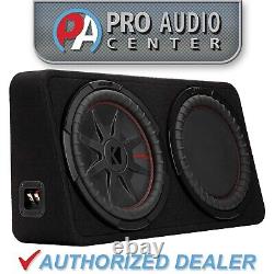 48TCWRT122 KICKER 12 CompRT Subwoofer Single Loaded Enclosure 500W RMS 2 Ohm