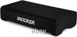 48TRTP122 KICKER 12 CompRT Subwoofer Single Loaded Down Firing Enclosure 500W