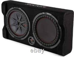 48TRTP122 KICKER 12 CompRT Subwoofer Single Loaded Down Firing Enclosure 500W