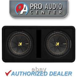 50DCWC102 KICKER 10 CompC Subwoofer Dual Loaded Enclosure Ported 500W RMS 2 Ohm