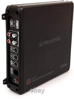 ALPHASONIK APP122 Complete 1500W Dual 12 Subwoofers Amplifier Car Bass Package