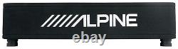 ALPINE RS-SB12 12 HALO 1800w Shallow Slim Loaded Subwoofer in Sub Box Enclosure