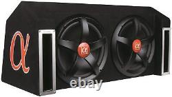 APP122 Complete 1500 Watts Dual 12 Subwoofers Car Bass Package with Amplifie