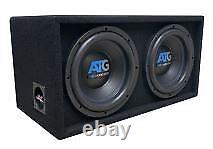 ATG Audio To Go ATG210LBX Dual 10 SVC 4 Ohm Slot Ported Loaded Enclosure