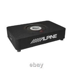 Alpine R Series 10 Bass Package R Series RS-SB10 Thin Loaded Subwoofer + Amp