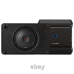 Alpine R Series 12 Bass Package R Series RS-SB12 Thin Loaded Subwoofer + Amp