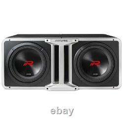 Alpine S-Series R2-SB12V Pre-Loaded 12 Ported Subwoofer Enclosure with 750W RMS