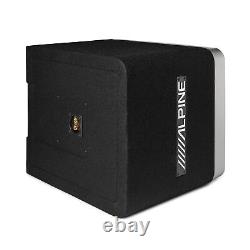 Alpine Two R2-SB12V Next-Gen 12 R-Series Halo Loaded Sub Enclosures with KTX