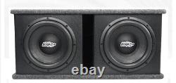 Audio Legion JAV2X10D4 Dual 10 1,200 Watt Loaded Car Subwoofer Enclosure Ported