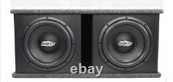 Audio Legion JAV2X10D4 Dual 10 1,200 Watt Loaded Car Subwoofer Enclosure Ported