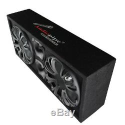 AudioPipe Chuchero Dual Loaded 10 Speaker Sub Box Enclosure with Speakon Cable