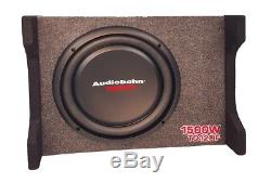 Audiobahn 12 1500W Car Shallow Slim Loaded Boom Bass Subwoofer extreme Box