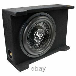 Audiopipe 12 Loaded Sealed 800 Watts Subwoofer Enclosure APSB-SP12BDF