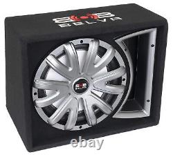 BLB112LED Single 12-inch 750W Loaded Ported Car Subwoofer with Multi-Color LE