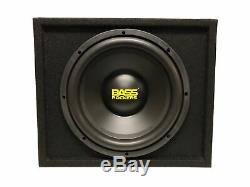 Bass Rockers BB12S 12 inch 1200W Loaded Subwoofer Enclosure Single Ported Box