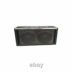 CERWIN VEGA H6E12DV DUAL 12 Loaded Vented Box Subwoofer Bass Speakers
