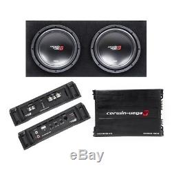 Cerwin Vega BKX212S Dual-Loaded XED 12 Subwoofers Factory-Tuned Enclosure