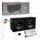 Cerwin Vega Dual 12 Loaded Enclosure Car Subwoofer 3000 Watts With Amplifier