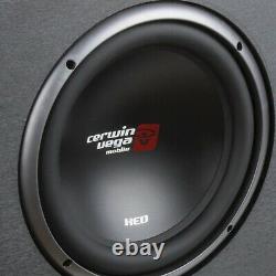 Cerwin-Vega Mobile XE12DV XED Series Dual Subwoofers in Loaded Enclosure XE1
