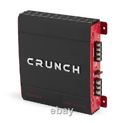 Crunch 2 Channel Car Audio Amplifier & MTX 12 In Dual Loaded Subwoofer Enclosure