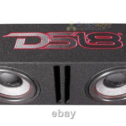 DS18 Bass Package GEN-X124D Loaded Ported Box 2+2 Ohm 1800 Watts Max GEN-X212LD