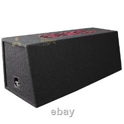 DS18 Bass Package GEN-X124D Loaded Ported Box 2+2 Ohm 1800 Watts Max GEN-X212LD