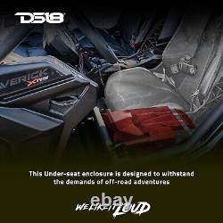 DS18 Can-am Maverick X3 12 Under Seat Loaded Subwoofer Enclosure Driver Side