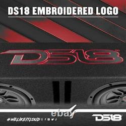 DS18 Car Bass Package 10 Subwoofers in a Ported Box Loaded Enclosures 1000 W