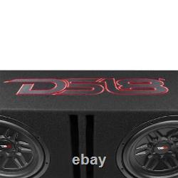 DS18 LSE-212A 12 1000W 4 Ohm Dual Loaded Ported Enclosure with Amplifier/Amp kit