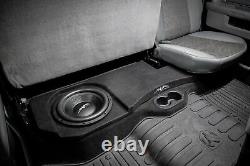 Dual 12 Loaded Sealed Subwoofer Enclosure Compatible with 2002-2018 Dodge Ra