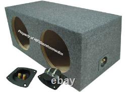 Dual 15 Loaded Kicker Package C15 Hi Quality Subwoofer Box With 2 Ohms 10C15-4