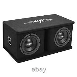 Dual 8 1400W Loaded SDR Series Vented Subwoofer Enclosure SDR-2X8D4