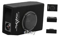 EVL-1X65D4-V-LP 6.5 400 Watt Low Profile Slot Port Loaded Car Subwoofer