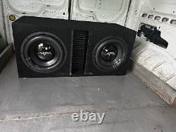 EVL-2X12D4 Dual 12 2,500W RMS Loaded EVL Series Vented Subwoofer Enclosure