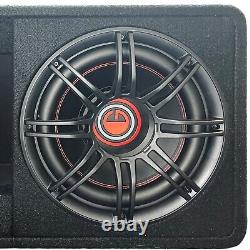 Gravity Dual 12 1600W Active Powered Car Sub Enclosure Ported Subwoofer with 4KIT