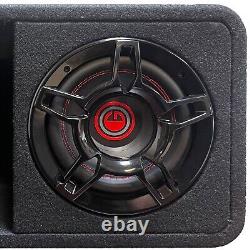 Gravity G8BD2 Dual 8 1200W Active Powered Car Sub Enclosure Ported Subwoofer