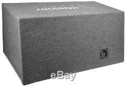 Harmony Audio Dual 12 Loaded Sub Box Vented Enclosure & CXA600.1 Amp Package