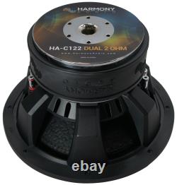 Harmony Audio HA-C122 Competition Loaded 12 Sub 2200W Slot Vented Sub Box
