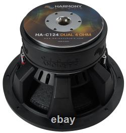 Harmony Audio HA-C124 Competition Loaded 12 Sub 2200W Slot Vented Sub Box