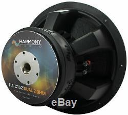 Harmony Audio HA-C152 Competition Loaded 15 Sub 2800W Slot Ported Sub Box