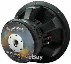 Harmony Audio HA-C154 Competition Loaded 15 Sub 2800W Slot Ported Sub Box