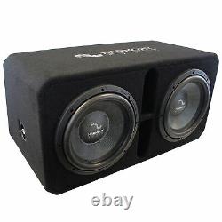 Harmony Audio HA-C2X12D4 Dual 12 Vented Loaded 2200W 1 Ohm Sub Box Enclosure